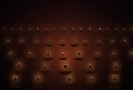 Diya installation